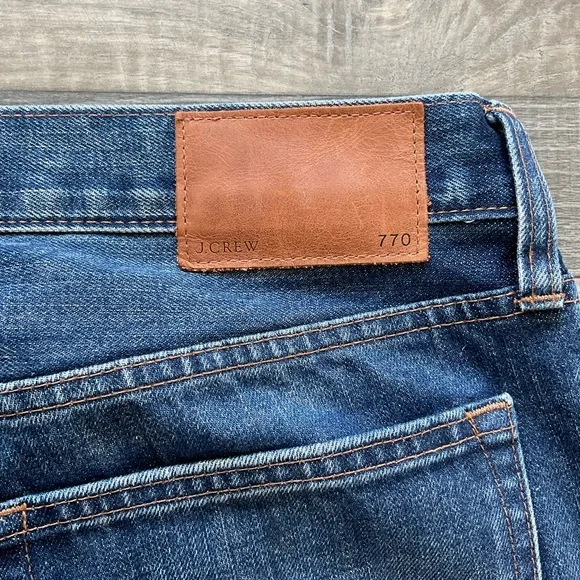 31x32 J Crew 770 Straight Jean Men’s Blue 100% Cotton AB055 - Picture 11 of 11